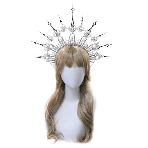 Yjcnelcr Kopfschmuck Stirnband Vintage Monther God Haarband Halloween Party Kostüm Handgemachte Kits Kopfschmuck Kits von Yjcnelcr