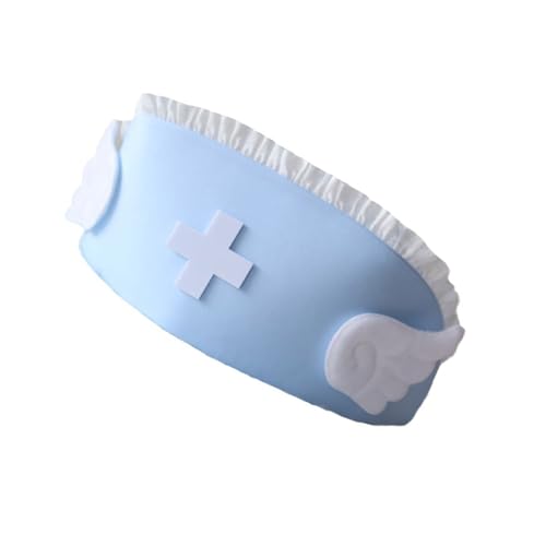 Yjcnelcr Krankenschwesterhut, Halloween-Kappen, Krankenschwester-Rollenspiel-Kostüm, Damen, Halloween-Zubehör, Partyzubehör, bequeme Stillmützen Yjcnelcr Krankenschwesterhut, Halloween-Kappen, Krankenschwester-Rollenspiel-Kostüm, Damen, Halloween-Zubehör, Partyzubehör, bequeme Stillmützen von Yjcnelcr