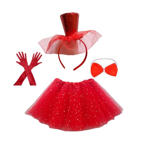 Yjcnelcr Neujahrsparty-Kostüm-Set mit Fliege, Tüllrock, gestreifte Strümpfe, LasVegas, Fattuesday-Dekoration, Karneval, Party-Requisiten Yjcnelcr Neujahrsparty-Kostüm-Set mit Fliege, Tüllrock, gestreifte Strümpfe, LasVegas, Fattuesday-Dekoration, Karneval, Party-Requisiten von Yjcnelcr