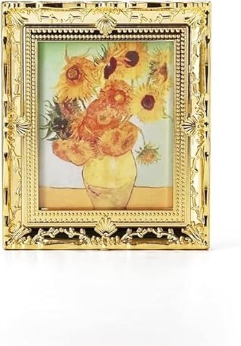 1/12 Miniatur-Malerei mit Bilderrahmen, Puppenhauszubehör, Van Gogh, Ausrüstung für Mini-Puppenhäuser, Puppenhaus-Zubehör von Yjemle