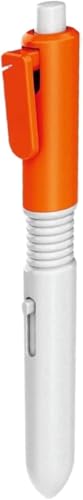 Prank Squirt Pen - Kreativer beschreibbarer Stift Wasserspiel | Wassersprüh-Spielzeug-Stift, Schulbedarf, Wasserkampfspiel, Streich Gegenstände drücken zum Sprühen von Wasser, Party-Zubehör (Orange) von Yjemle