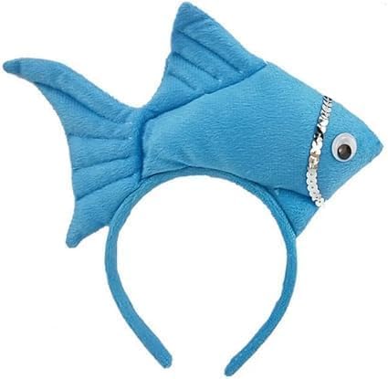 Yjemle Fisch-Goldfisch, Meerestier-Kostüm, Haarreif, Zubehör für Halloween, Damen-Stirnbänder, modische Stirnbänder, für Haare, breit Yjemle Fisch-Goldfisch, Meerestier-Kostüm, Haarreif, Zubehör für Halloween, Damen-Stirnbänder, modische Stirnbänder, für Haare, breit von Yjemle
