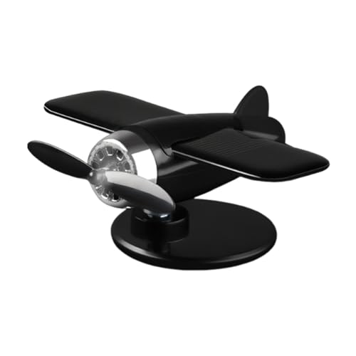 Yjkedfh Solar Flugzeug | Drehbares Flugzeugmodell Auto-Dashboard-Deko,Sonnengesteuerte Auto-Innendekoration Für Cockpit-Display von Yjkedfh