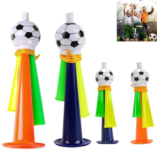 Ylinwtech 4 Stück Fan Tröte Fußball,Jubelnde Fußball Horn,Stadion Tröte,Vuvuzela Fussball,für Kinder Fußball Fans für Fußball-Themenparty, Weltmeisterschaft Ylinwtech 4 Stück Fan Tröte Fußball,Jubelnde Fußball Horn,Stadion Tröte,Vuvuzela Fussball,für Kinder Fußball Fans für Fußball-Themenparty, Weltmeisterschaft von Ylinwtech