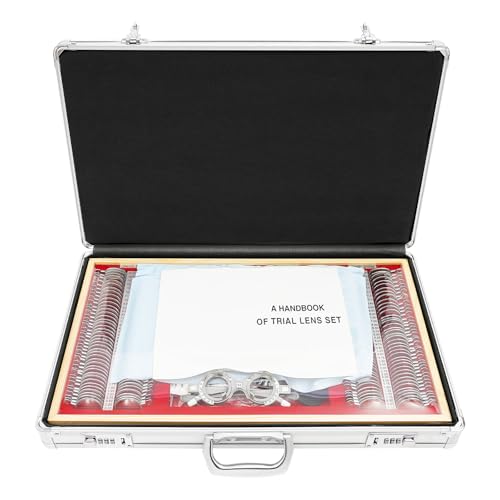 YlluySmn 266Pcs Testlinsen-Set, 57x36x9.5cm Optisch Messbrille Linse Metal Optometry Optical Trial Lens Set mit Optometrie Testrahmen für Optiker,Geeignete Nuten,Mühelose Reinigung,mit Samt bedeckt YlluySmn 266Pcs Testlinsen-Set, 57x36x9.5cm Optisch Messbrille Linse Metal Optometry Optical Trial Lens Set mit Optometrie Testrahmen für Optiker,Geeignete Nuten,Mühelose Reinigung,mit Samt bedeckt von YlluySmn