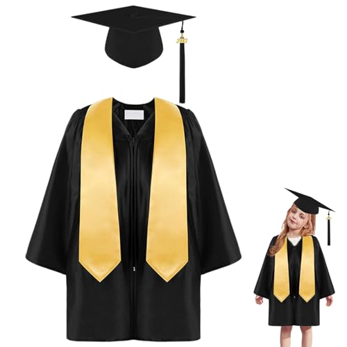 Ylnailky Kindergarten-Abschlusskleid-Set, 2025 Jahr, Vorschule, Abschlusskleid, Kappe, Quasten-Set, maschinenwaschbar, Uni, formelle Kleidung Ylnailky Kindergarten-Abschlusskleid-Set, 2025 Jahr, Vorschule, Abschlusskleid, Kappe, Quasten-Set, maschinenwaschbar, Uni, formelle Kleidung von Ylnailky