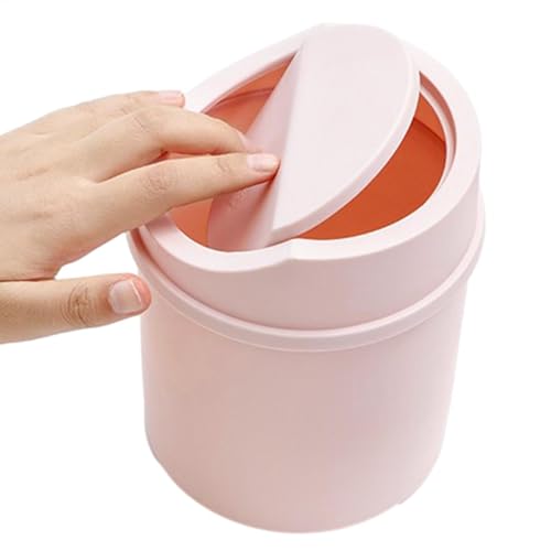 Ylnailky Mini-Mülleimer - Mülleimer Mit Deckel | Winziger Abfallbehälter Für Den Schreibtisch | Papierkorb Für Zuhause, Badezimmer, Schlafzimmer, Autoinnenraum Ylnailky Mini-Mülleimer - Mülleimer Mit Deckel | Winziger Abfallbehälter Für Den Schreibtisch | Papierkorb Für Zuhause, Badezimmer, Schlafzimmer, Autoinnenraum von Ylnailky