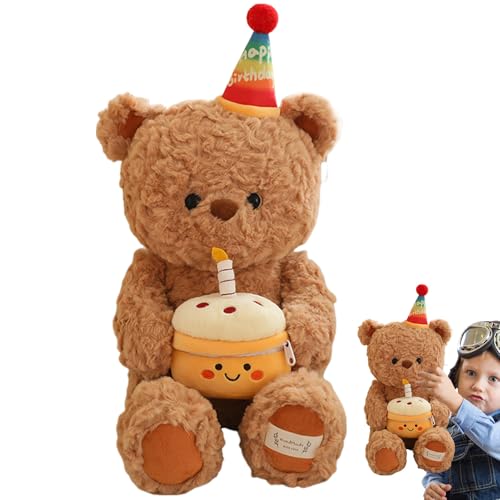 Ylnailky Nettes Bärenkissen, Bärplüschkissen - 15 Zoll entzückende Bequeme Berührungstiere Kissen - Weiche Fuchs Huggable -Kissenspielzeug 15 Zoll für Auto, Sofa, Couch Ylnailky Nettes Bärenkissen, Bärplüschkissen - 15 Zoll entzückende Bequeme Berührungstiere Kissen - Weiche Fuchs Huggable -Kissenspielzeug 15 Zoll für Auto, Sofa, Couch von Ylnailky