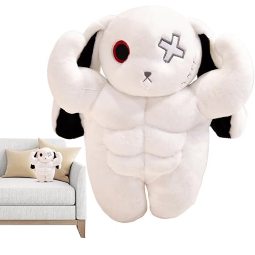 Ylnailky Stoffhase, Halloween Muskel Kaninchen Plüsch Stehfigur, Puppenweich Deko für Schlafzimmer Wohnzimmer Büro Reise Ylnailky Stoffhase, Halloween Muskel Kaninchen Plüsch Stehfigur, Puppenweich Deko für Schlafzimmer Wohnzimmer Büro Reise von Ylnailky