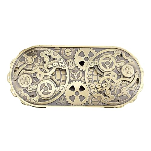 Fidget Spinner Würfel für DND, 7-in-1, mechanisches Getriebeentlastung, Metallwürfel-Set für Dungeons and Dragons, Doppelrad, Rollenspiel-Würfel, Fantasy-D&D-Tisch-RPG, Bronze Fidget Spinner Würfel für DND, 7-in-1, mechanisches Getriebeentlastung, Metallwürfel-Set für Dungeons and Dragons, Doppelrad, Rollenspiel-Würfel, Fantasy-D&D-Tisch-RPG, Bronze von YlobdolY