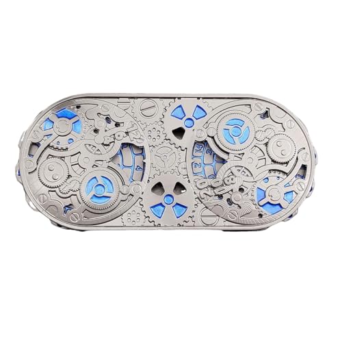 Fidget Spinner Würfel für DND, 7-in-1, mechanisches Getriebeentlastung, Metallwürfel-Set für Dungeons and Dragons, Doppelrad, Rollenspiel-Würfel, Fantasy-D&D-Tisch-RPG, Schwarz/Blau Fidget Spinner Würfel für DND, 7-in-1, mechanisches Getriebeentlastung, Metallwürfel-Set für Dungeons and Dragons, Doppelrad, Rollenspiel-Würfel, Fantasy-D&D-Tisch-RPG, Schwarz/Blau von YlobdolY