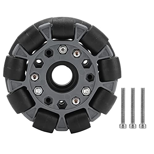 100mm Nylon Rubber Omni Wheels for Robot Race Wheel 14041, Durably Double Row, 360° Omnidirectional Movement, Direction Control, Load Capacity 100mm Nylon Rubber Omni Wheels for Robot Race Wheel 14041, Durably Double Row, 360° Omnidirectional Movement, Direction Control, Load Capacity von Ylwxzenith