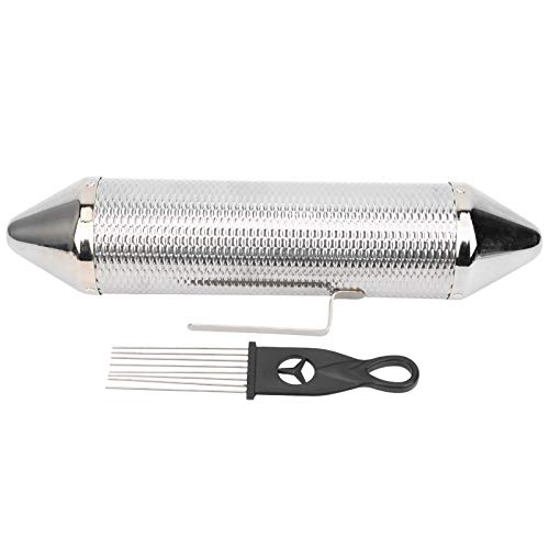 Guiro Shaker mit Schaber, Edelstahl Orff Percussion Instrument, Leichtes und tragbares Musikunterrichtshilfe, Leuchtend Silberne Farbe, einzigartiger Raschling -Soundeffekt Guiro Shaker mit Schaber, Edelstahl Orff Percussion Instrument, Leichtes und tragbares Musikunterrichtshilfe, Leuchtend Silberne Farbe, einzigartiger Raschling -Soundeffekt von Ylwxzenith