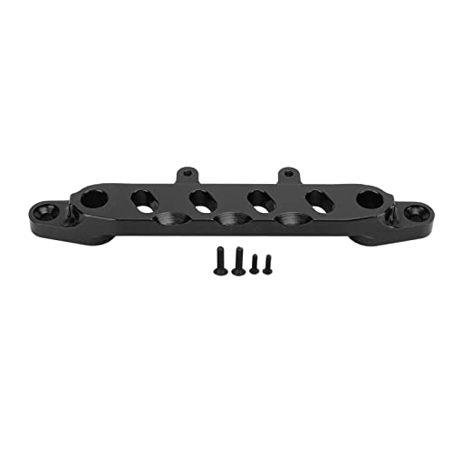 Ylwxzenith 1/6 SCX6 RC -Auto -Front -Stützrahmen, Aluminiumlegierungshalterung, CNC für genaue, leichte und dauerhafte Installation, ersetzt Plastikteile, verbessert die Autostabilität, (Black) von Ylwxzenith
