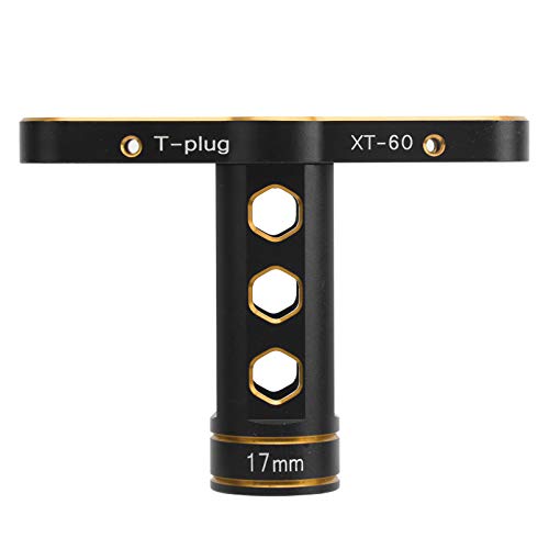 Ylwxzenith 17 mm RC -Sechskantnuss -Sockel, Aluminiumlegierung T -Hülle -Wartungsinstrument für 1/8 RC Offroad Racing Car, ausgezeichnete Qualitätsleistung, dauerhaft und zu verwenden (Gold) von Ylwxzenith