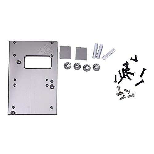 Ylwxzenith 17G Aluminiumlegierung Lenkergetriebe, RC -Servo -Metallplatte, geeignet für MN D90 Mn 99 Mn 91 FJ 45, hohe CNC -Bearbeitete, stabil und stabil, Upgrade -Zubehör mit s (Titanium MN-010T) von Ylwxzenith