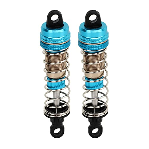 Ylwxzenith 2 PCs 76 mm Aluminiumlegierung RC -Autohydraulik -Stoßdämpfer Ölschockdämpfer für SCY 16101 16102 16103 16201 1/16 Fernbedienungsfahrzeuge (Blue) von Ylwxzenith