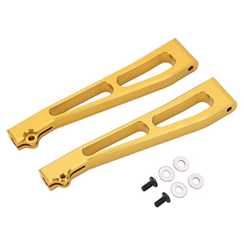 Ylwxzenith 2pcs Aluminiumlegierung vordere obere Suspensionsarme für JLB 1/10 Auto -LKW -Serie, Haltbarkeit, Reduzierung der Vibration, Installation, direkter Austausch für ursprüngliche (Gold) von Ylwxzenith