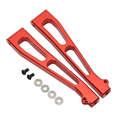 Ylwxzenith 2pcs Aluminiumlegierung vorderer oberer Schwung Arm Ersatz für JLB 1/10, hohe Haltbarkeit, stabile Leistung, Biegung, RC -Autozubehör verhindert (Red) von Ylwxzenith