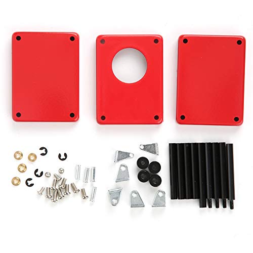 Ylwxzenith 3 Layer Metall RC Car Tools Rack -Wartungswagen für 1/8 1/10 1/12 1/16 Skala, Montage, Dachbar und praktisches Zubehör mit Rädern für den Transport (Red) von Ylwxzenith