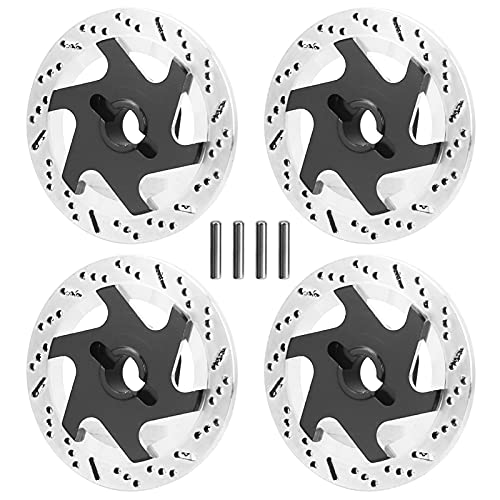 Ylwxzenith 4pcs Aluminiumlegierung CNC Simulierte Bremsscheibenzubehör, leicht und durabel, um zu installieren, für alte oder beschädigte Teile zu ersetzen, universelle Passform für 1:10 RC (Black) Ylwxzenith 4pcs Aluminiumlegierung CNC Simulierte Bremsscheibenzubehör, leicht und durabel, um zu installieren, für alte oder beschädigte Teile zu ersetzen, universelle Passform für 1:10 RC (Black) von Ylwxzenith