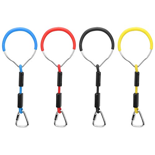 Ylwxzenith 4pcs mehrfarbige Kinderschwung -Gymnastikringe für Spiele im Freien, das Klettern von Sport -Accessoires mit bequemen Griffen und delehigen Polyesterseilen Ylwxzenith 4pcs mehrfarbige Kinderschwung -Gymnastikringe für Spiele im Freien, das Klettern von Sport -Accessoires mit bequemen Griffen und delehigen Polyesterseilen von Ylwxzenith