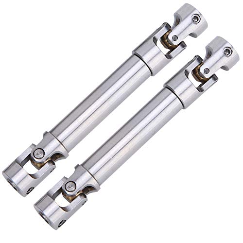 Ylwxzenith A Pair of Excellent Quality Stainless Steel 1/10 RC Drive Shaft 90 125mm for Remote Control Crawler Accessory, and, Installation for Upgrading and Maintenance Ylwxzenith A Pair of Excellent Quality Stainless Steel 1/10 RC Drive Shaft 90 125mm for Remote Control Crawler Accessory, and, Installation for Upgrading and Maintenance von Ylwxzenith