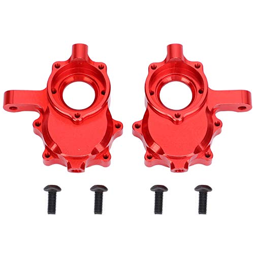 Ylwxzenith Aluminium Alloy Front Steering Cup Replacement for GEN8 1/10 RC Car, Excellent Quality, Durably, to Install, Improves Performance (Red) von Ylwxzenith