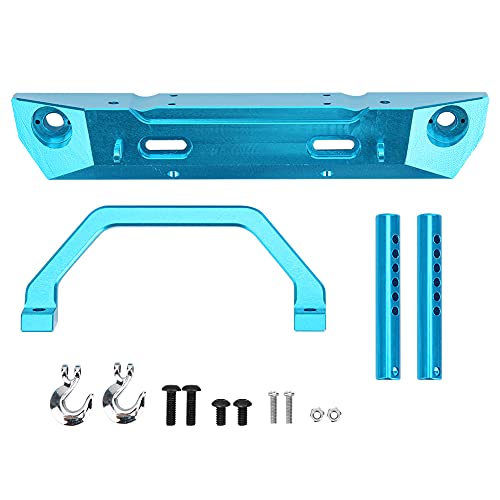 Ylwxzenith Aluminium Alloy RC Front Bumper Guard, Upgrade Accessory for RGT 136100 1/10 RC Crawler, Lightweight and Durably, to Install, Enhances Realism and Texture of Your RC Car (Blue 680024B) von Ylwxzenith