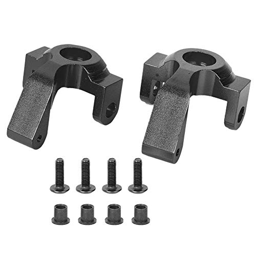 Ylwxzenith Aluminiumlegierunglenkerlenkbecher für RGT 136100 1/10 RC Crawler, Leichtes Upgrade -Zubehör, zu installieren, dauerhaft und Stärke, 2 PCS mit Schrauben und Fehlschlägen (Black 680002BL) von Ylwxzenith