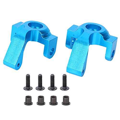 Ylwxzenith Aluminiumlegierunglenkerlenkbecher für RGT 136100 1/10 RC Crawler, Leichtes Upgrade -Zubehör, zu installieren, dauerhaft und Stärke, 2 PCS mit Schrauben und Fehlschlägen (Blue 680002B) von Ylwxzenith