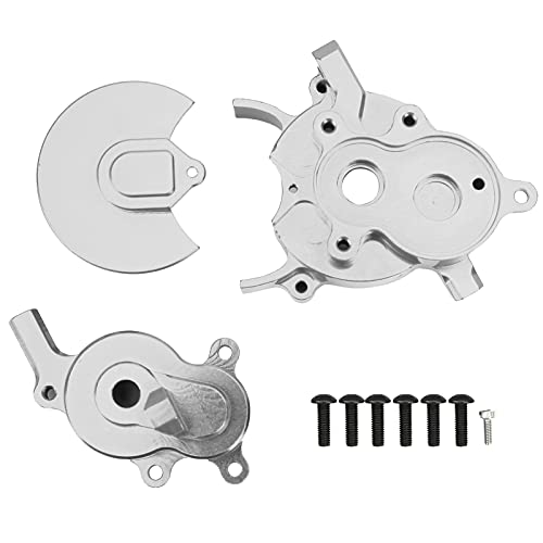 Ylwxzenith Aluminum Alloy Housing Set for GEN8 1/10 RC Car, Upgraded Cover, CNC Machined, Lightweight, Durably, Enhances Performance (Silver) von Ylwxzenith
