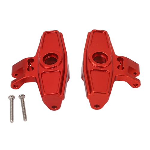 Ylwxzenith Aluminum Alloy RC Car C Hub Carrier Caster Block for UD1002 UD1002se SG1002 UD1002SE 1/10 Desert Truck Stable, Durably Upgrade Part with Installation (Red) von Ylwxzenith