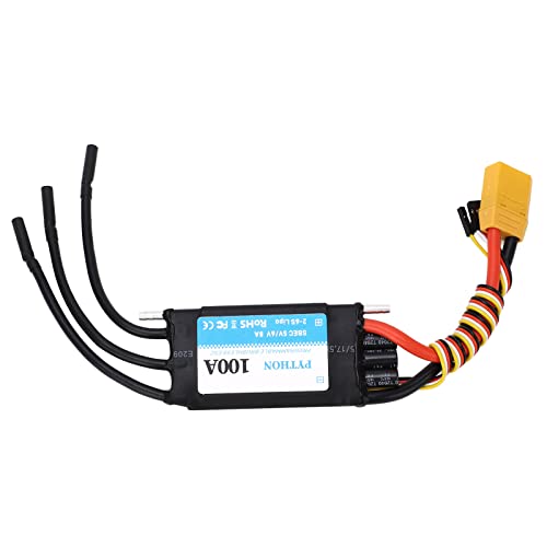 Ylwxzenith Bidirektional 100A ESC für RC -Boot, 2-6S Electric Speed Controller, 5V 6 V 8A BEC, Leistung MOSFET, sichere Merkmale Ylwxzenith Bidirektional 100A ESC für RC -Boot, 2-6S Electric Speed Controller, 5V 6 V 8A BEC, Leistung MOSFET, sichere Merkmale von Ylwxzenith