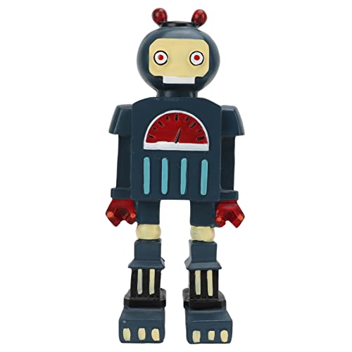Ylwxzenith Blue Retro Robot Figurine, Classic Anti Aging Design, Elaborately Crafted in Bright Colors, Excellent for Office Wine Cabinet or Home Decor von Ylwxzenith
