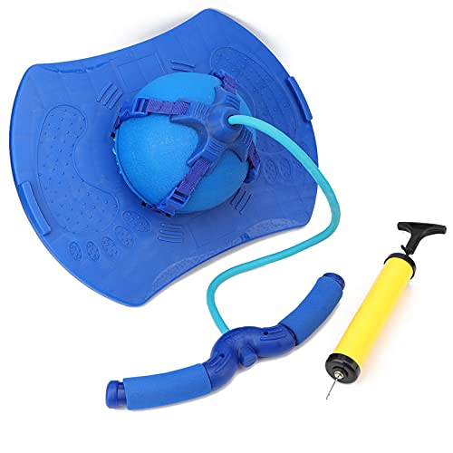 Ylwxzenith Children's Jumping Exercise Toy, Non Slip Pedal with Sponge Handrails, Durably ABSPVC Material, Includes Inflator and Pin Head, Red or Blue Options, Ideal for 4 Years Old mini (Blue) von Ylwxzenith