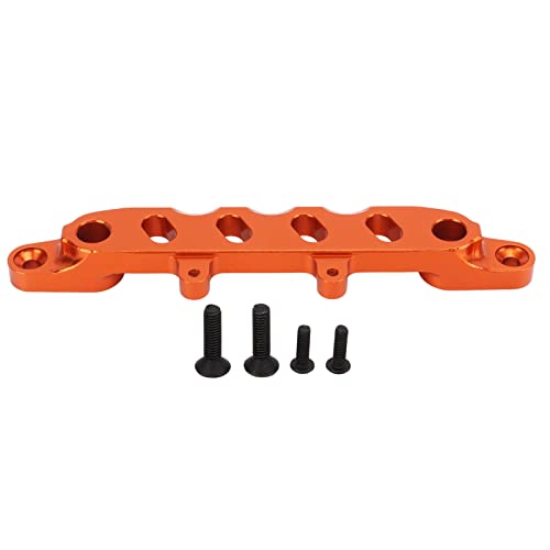 Ylwxzenith Metal Front Mount Stand for SCX6 JLU WRANG LER 1/6 RC Car, Lightweight Aluminum Alloy, Installation, Enhances Stability, CNC Machined for Accurate Fit (Orange) von Ylwxzenith