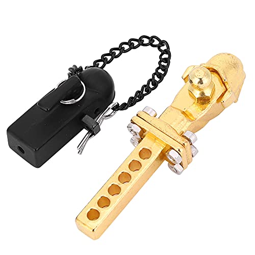 Ylwxzenith RC -Metall -Schädel -Schädel -Muster -Anhänger -Hakenanschluss für EIN 4 1/10 RC -Automodell, ausgezeichnete Qualitätsdauer, Installation, verbessert das Erscheinungsbild des RC (Gold) von Ylwxzenith