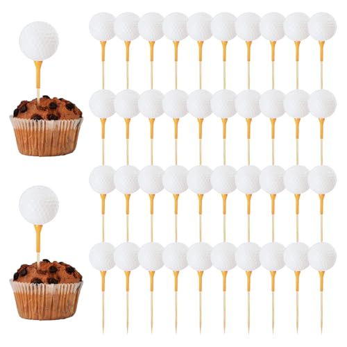 40 Stück Nicht Essbare Tortendeko Golf,Ymapinc Golfball Cupcake Topper Tortendeko Geburtstag Kinder Golf Kuchen Deko Geburtstag für Golfball Mottoparty Geburtstagsfeie Babyparty 40 Stück Nicht Essbare Tortendeko Golf,Ymapinc Golfball Cupcake Topper Tortendeko Geburtstag Kinder Golf Kuchen Deko Geburtstag für Golfball Mottoparty Geburtstagsfeie Babyparty von Ymapinc