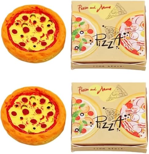 2 Stück 1/12 Miniatur Pizza Set, Miniatur Pizza Puppenhaus Dekoration Zubehör Harz Mix Pizza Mini Haus Essen Dekoration Zubehör Puppenhaus Dekor 2 Stück 1/12 Miniatur Pizza Set, Miniatur Pizza Puppenhaus Dekoration Zubehör Harz Mix Pizza Mini Haus Essen Dekoration Zubehör Puppenhaus Dekor von Ymhapp