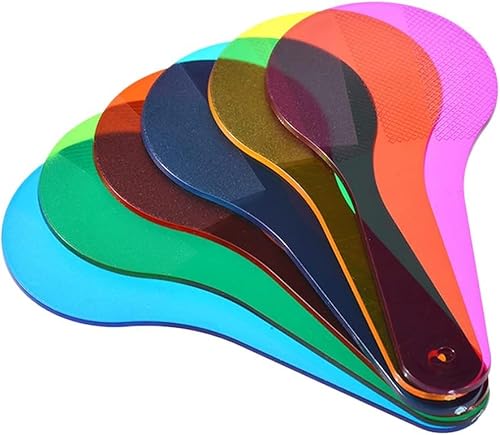 6 Stück Farbpaddel, transparente Farbpaddel, Farblernen, Optik, Farbfilterplatte, Montessori, Pädagogische Wissenschaft, Malen, Farbzeichnen, Erkennen, Lernen 6 Stück Farbpaddel, transparente Farbpaddel, Farblernen, Optik, Farbfilterplatte, Montessori, Pädagogische Wissenschaft, Malen, Farbzeichnen, Erkennen, Lernen von Ymhapp