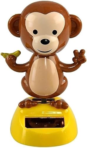 Ymhapp Niedlicher Affe, solarbetrieben, tanzender Affe, Figur für Auto, Armaturenbrett, Desktop-Dekoration für Kinder, Teenager, Solarenergie-Kits, Neuheit, Auto-Dekoration Ymhapp Niedlicher Affe, solarbetrieben, tanzender Affe, Figur für Auto, Armaturenbrett, Desktop-Dekoration für Kinder, Teenager, Solarenergie-Kits, Neuheit, Auto-Dekoration von Ymhapp