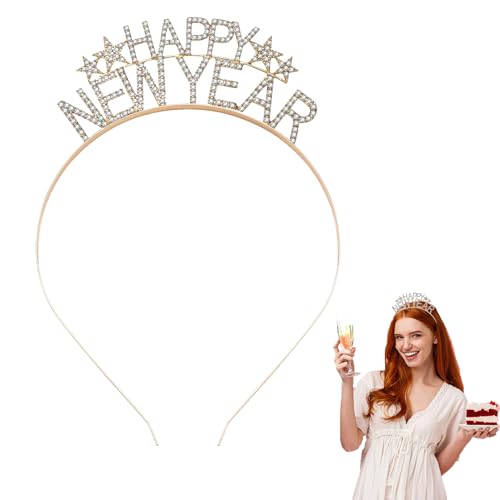 Ymxil Silvester Haarreif, Happy New Year Haarreif, Silvester Haarschmuck Rhinestone Sterne Partyhüte Weihnachten Glitzernd Haarreif 2025 Silvester Foto Requisiten Neujahr Dekoration Zubehör Ymxil Silvester Haarreif, Happy New Year Haarreif, Silvester Haarschmuck Rhinestone Sterne Partyhüte Weihnachten Glitzernd Haarreif 2025 Silvester Foto Requisiten Neujahr Dekoration Zubehör von Ymxil