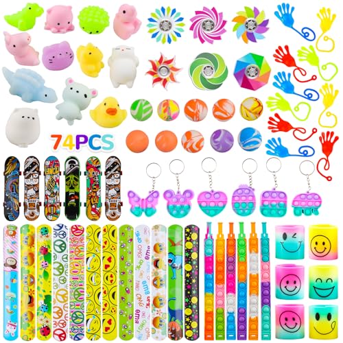 YnewL 74 Stück Mitgebsel Kindergeburtstag Set, Give Aways Kindergeburtstag, 9 Verschiedene Arten Kindergeburtstag Mitgebsel Set Kleine Geschenke für Jungen Und Mädchen YnewL 74 Stück Mitgebsel Kindergeburtstag Set, Give Aways Kindergeburtstag, 9 Verschiedene Arten Kindergeburtstag Mitgebsel Set Kleine Geschenke für Jungen Und Mädchen von YnewL