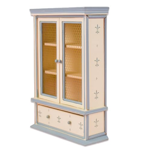 1/12 Miniatur Puppenhaus Bücherregal Holz Küchenmöbel Zubehör, 3D Miniatur Haus Modellbausatz DREI Schicht mit Schublade, Miniatur Haus Kit Bastelset Geschenke Zubehör Dekoration 1/12 Miniatur Puppenhaus Bücherregal Holz Küchenmöbel Zubehör, 3D Miniatur Haus Modellbausatz DREI Schicht mit Schublade, Miniatur Haus Kit Bastelset Geschenke Zubehör Dekoration von Ynkkvre