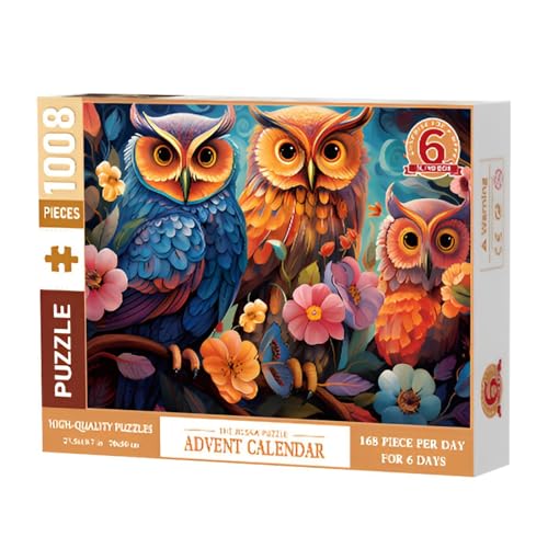 Advent-Puzzle, Adventskalender-Puzzle - Puzzle 6 Tage Weihnachten Countdown 1008 Stücke | Exquisite 2024 Countdown Kalender Puzzle Lustige Weihnachts-Puzzle Advent-Puzzle, Adventskalender-Puzzle - Puzzle 6 Tage Weihnachten Countdown 1008 Stücke | Exquisite 2024 Countdown Kalender Puzzle Lustige Weihnachts-Puzzle von Ynnhik