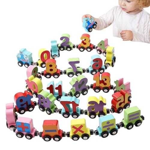 Anzahl der Spielzeugzüge,Buchstaben Learning Spielzeug-Trains,Magnetische Seriennummer Spielzeug - Buchstäblich Lernspielzeug, Lernspielzeug für Kinder, Kindergarten, Kindergarten Anzahl der Spielzeugzüge,Buchstaben Learning Spielzeug-Trains,Magnetische Seriennummer Spielzeug - Buchstäblich Lernspielzeug, Lernspielzeug für Kinder, Kindergarten, Kindergarten von Ynnhik