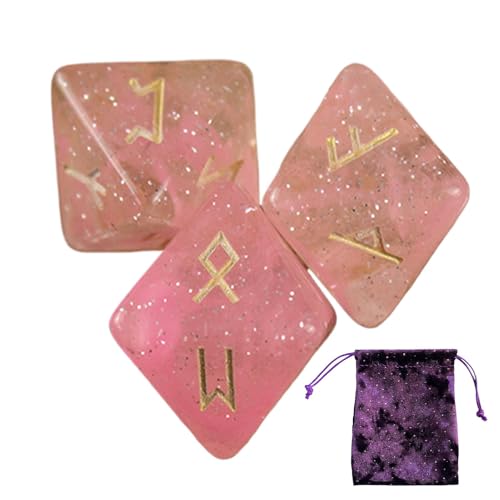Astrologie Würfel, Rune Würfel Set | 8-seitige Wahrsagerei Spiel Würfel | Rune Harz polyedrische Würfel Set mit Kordelzug, Tisch-Spielwürfel Astrologie Würfel, Rune Würfel Set | 8-seitige Wahrsagerei Spiel Würfel | Rune Harz polyedrische Würfel Set mit Kordelzug, Tisch-Spielwürfel von Ynnhik