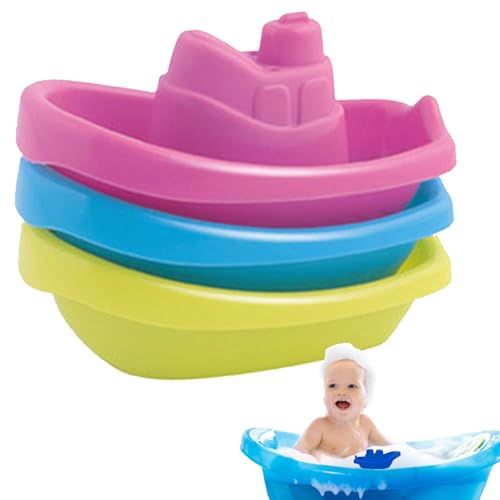 Baby-Badespielzeug – Baby-Badeboote, Wasserspielzeug für Kinder | Schwimmendes Wasserspielzeug für Kinder, niedliches Baby-Badeboot-Spielzeug, lustiges Badespielzeug-Set mit Booten, 3-teilige Badezimm Baby-Badespielzeug – Baby-Badeboote, Wasserspielzeug für Kinder | Schwimmendes Wasserspielzeug für Kinder, niedliches Baby-Badeboot-Spielzeug, lustiges Badespielzeug-Set mit Booten, 3-teilige Badezimm von Ynnhik