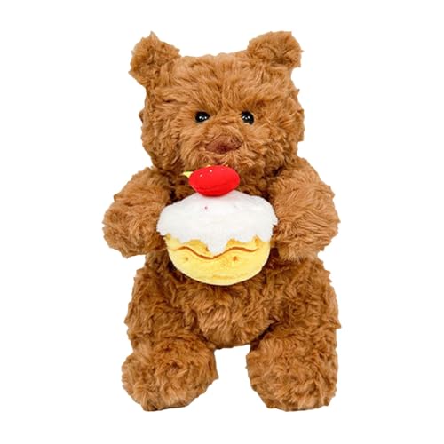 Bär Plüsch-Puppe, Stofftiere Bear Spielzeug,Soft Hold Kuchen Plüschtiere Niedliche Plüschtiere - Braun gefüllte Puppe Plüsch Heimtextilien Bär Plüsch-Puppe, Stofftiere Bear Spielzeug,Soft Hold Kuchen Plüschtiere Niedliche Plüschtiere - Braun gefüllte Puppe Plüsch Heimtextilien von Ynnhik